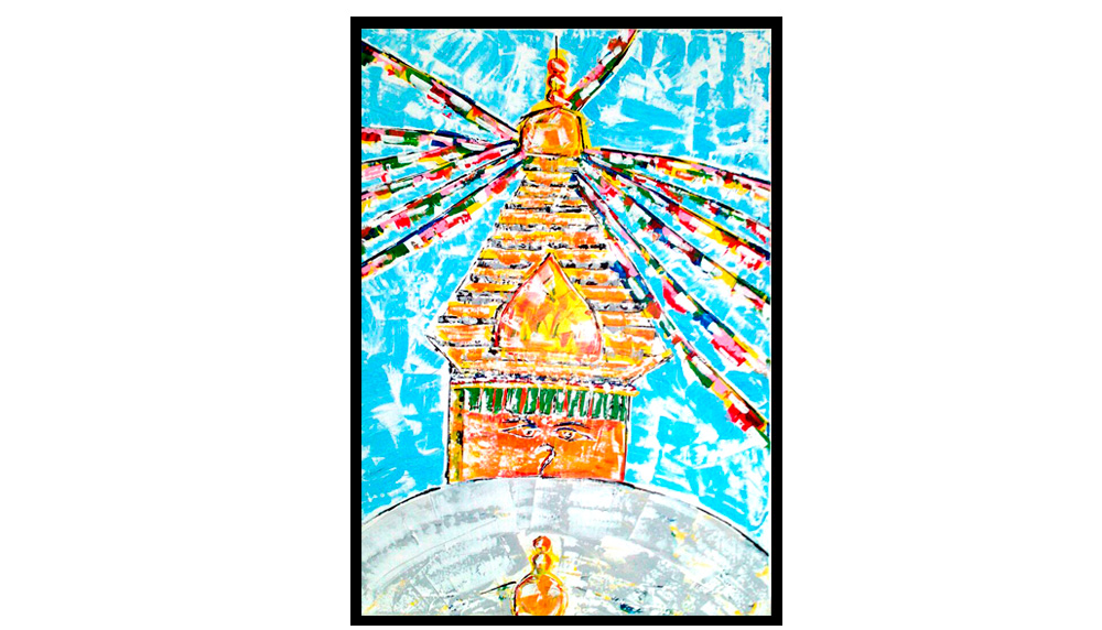 Estupa de Boudanath, Katmand�, Nepal